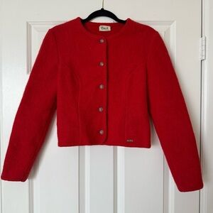 100% Wool Vintage Boos Jacket Size EU36 US6